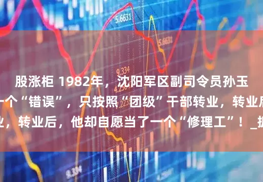 股涨柜 1982年，沈阳军区副司令员孙玉国转业后，因为犯过一个“错误”，只按照“团级”干部转业，转业后，他却自愿当了一个“修理工”！_扳手_英雄_地方