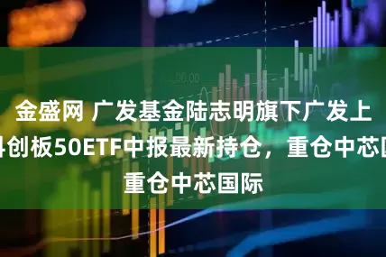 金盛网 广发基金陆志明旗下广发上证科创板50ETF中报最新持仓，重仓中芯国际